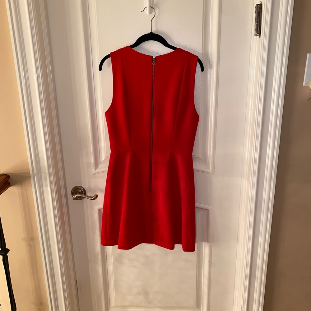 Alice + Olivia Red Lennon Dress - Picture 4 of 8